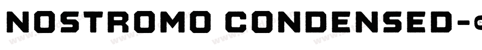 Nostromo Condensed字体转换